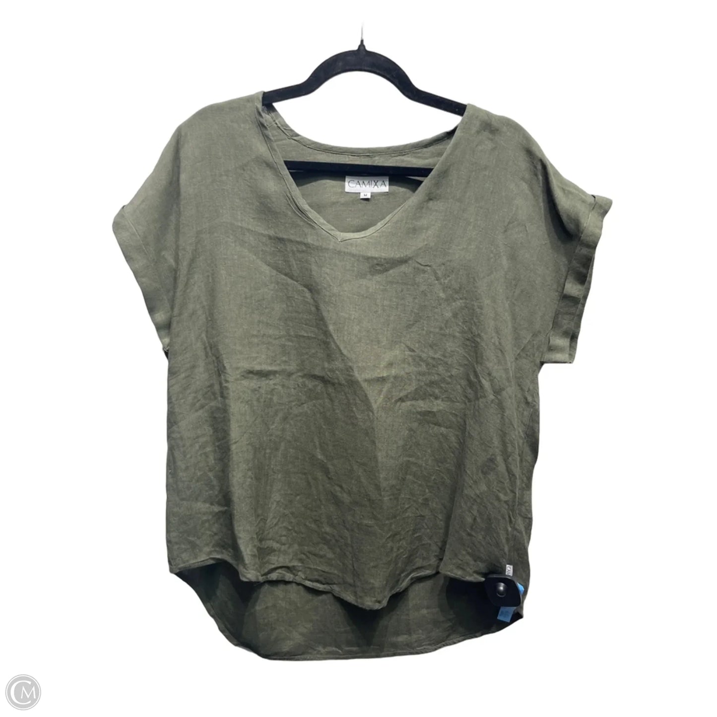 Top Short Sleeve By  camixa In Green, Size: M