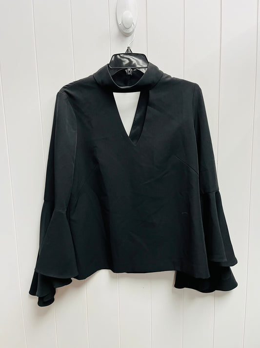 Top Long Sleeve By Milly In Black, Size: 10