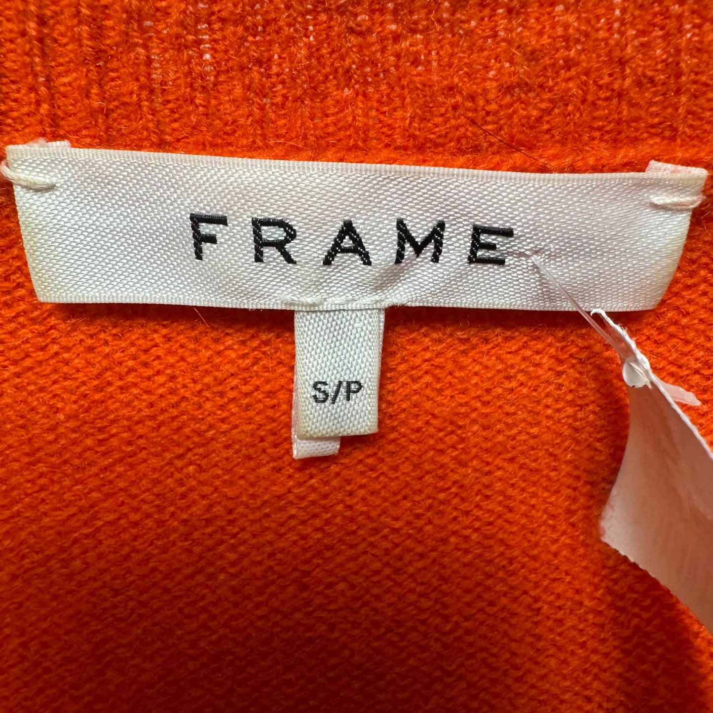 Sweater Cashmere By Frame In Orange, Size: S