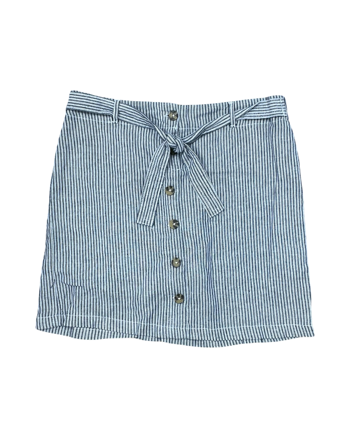 Skort By Clothes Mentor In Blue & White, Size:M