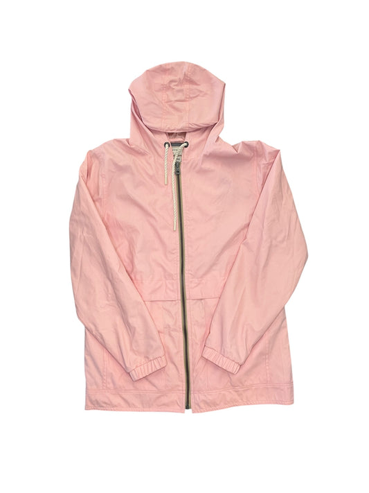 Coat Raincoat By Weatherproof In Pink, Size:S