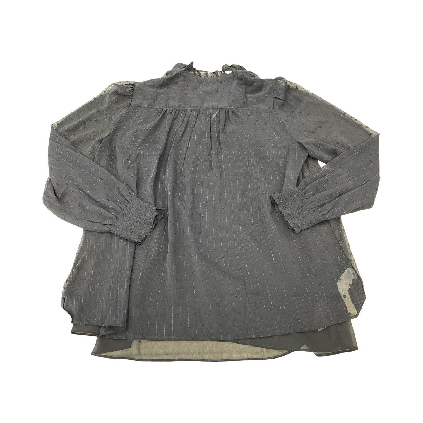Top Ls By Ann Taylor In Navy, Size:L