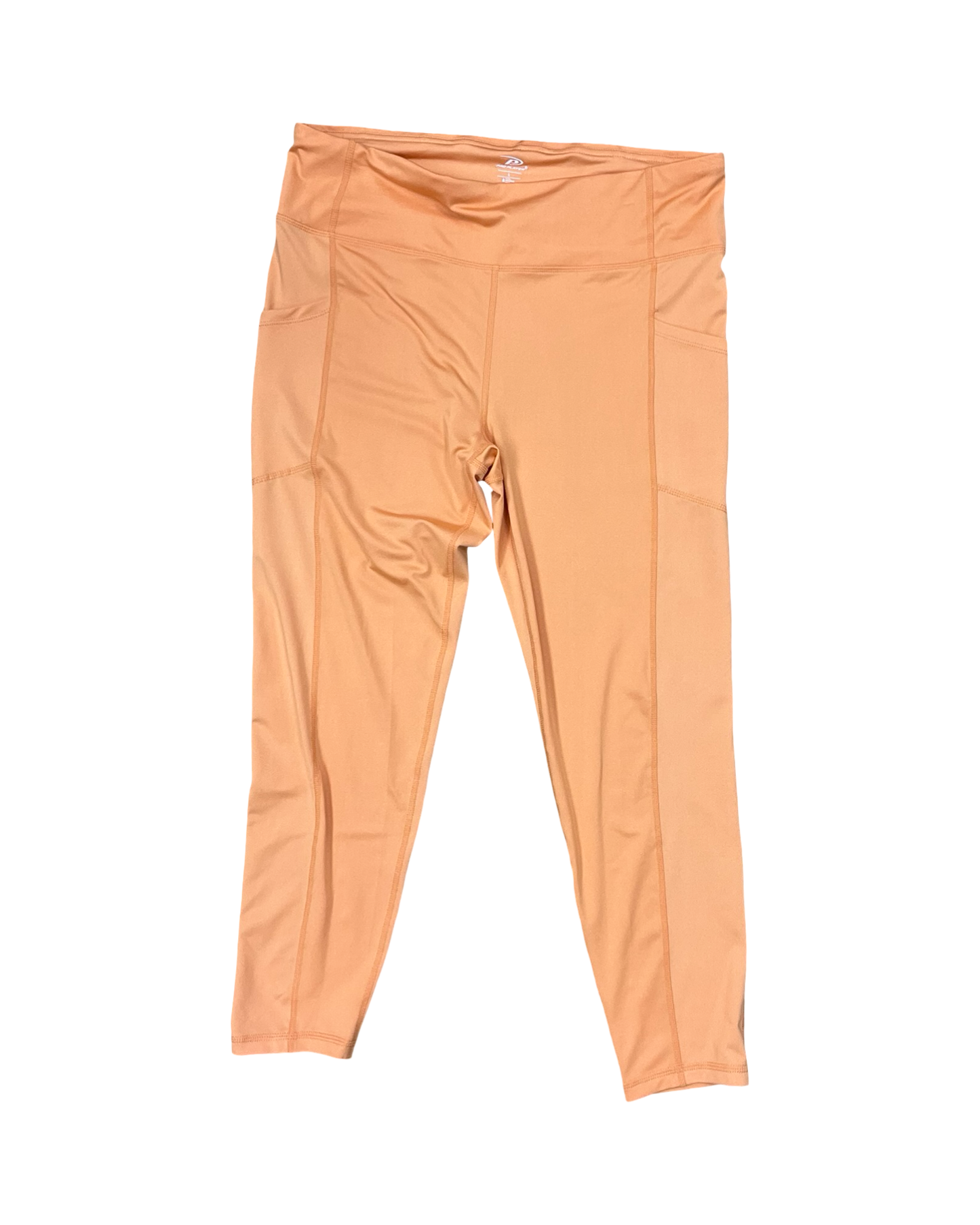 Athletic Leggings By Pro Player In Orange, Size:L
