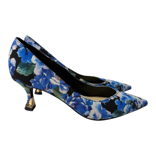 Shoes Heels Kitten By Nine West In Blue, Size:5