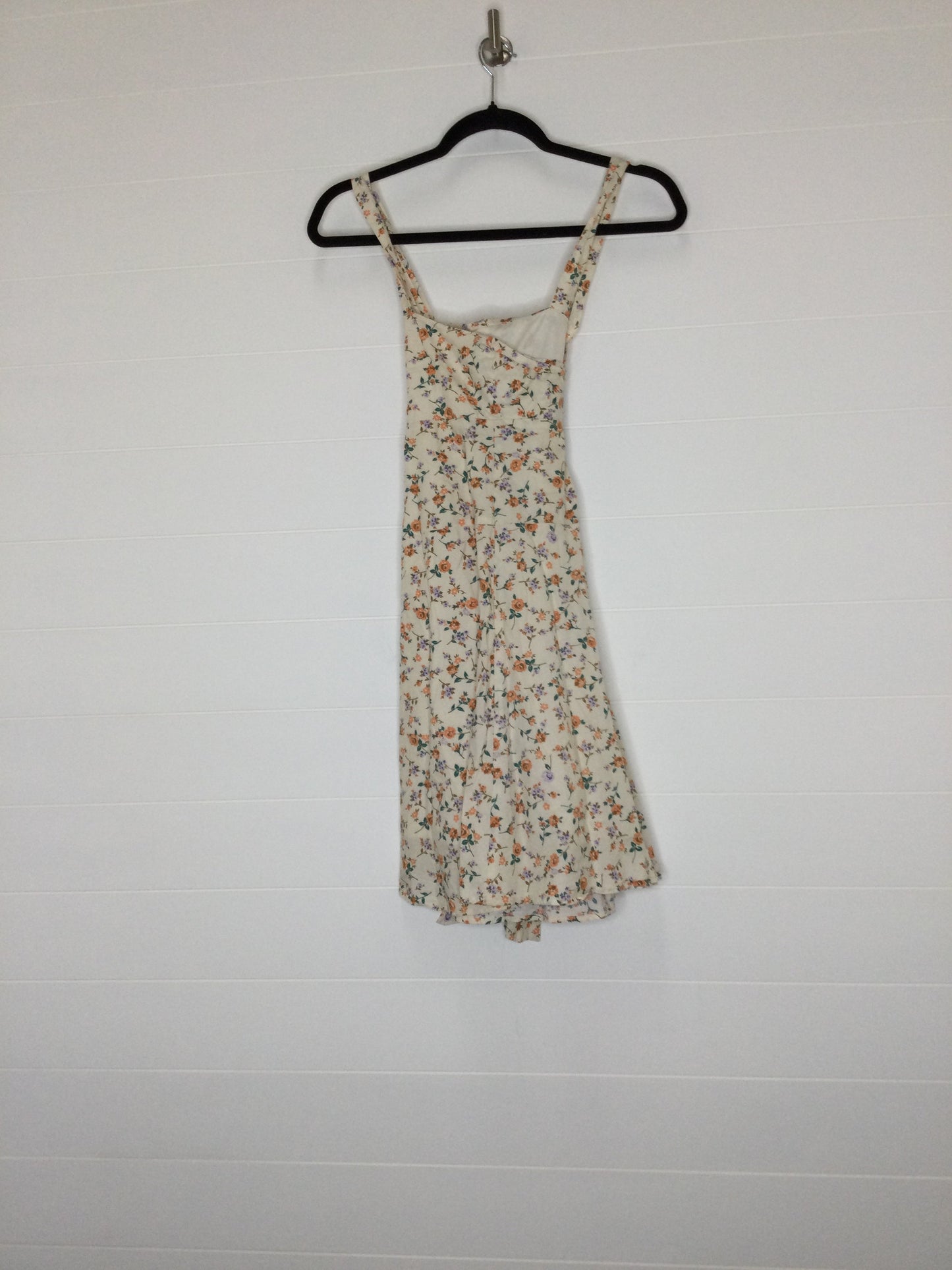 Cream & Orange Dress Casual Short Blu Pepper