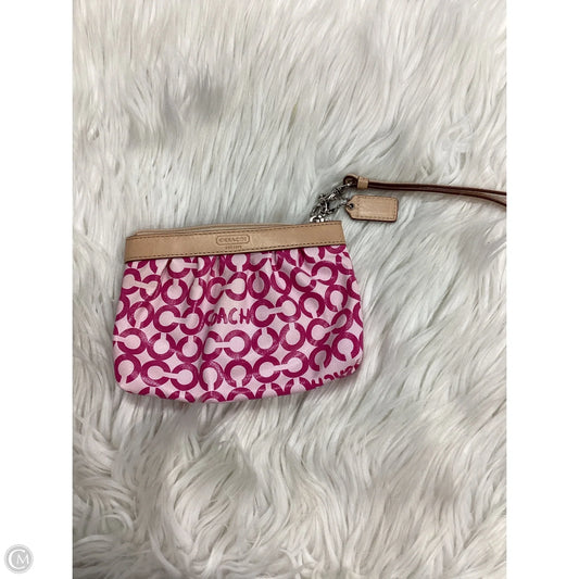Wristlet Designer By Coach, Size: Small