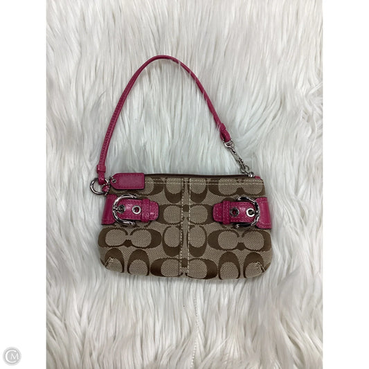 Wristlet Designer By Coach, Size: Small
