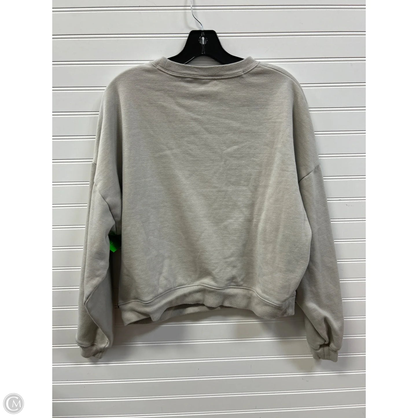 Sweatshirt Crewneck By Gap In Grey, Size: M