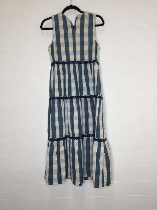 Blue & White Dress Casual Maxi Madewell, Size S