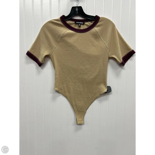Bodysuit By Steve Madden In Tan, Size: M