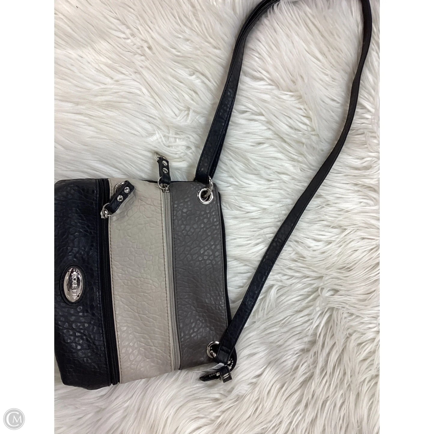 Handbag Leather By Rosetti, Size: Medium