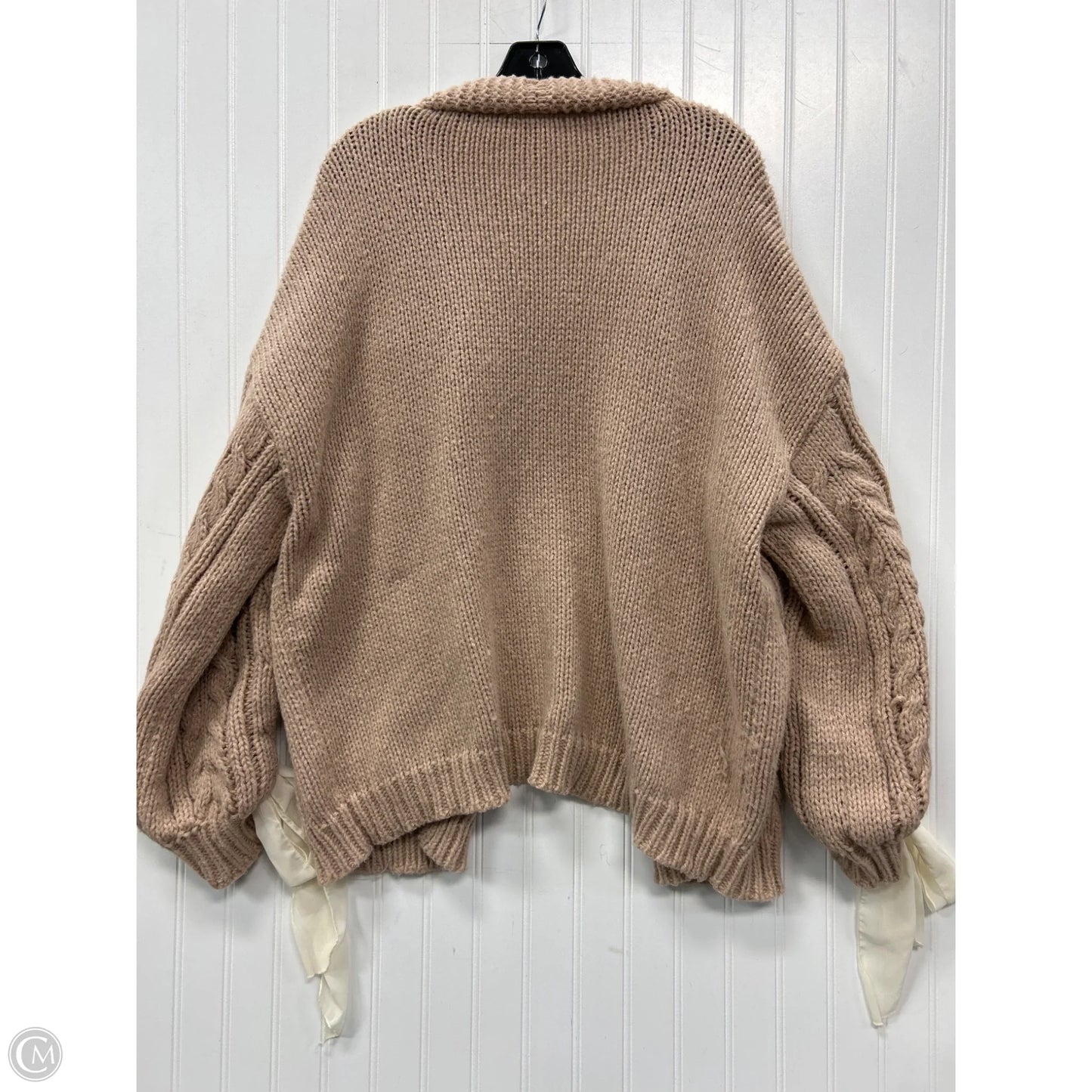 Sweater Cardigan By Arula In Pink, Size: 2x