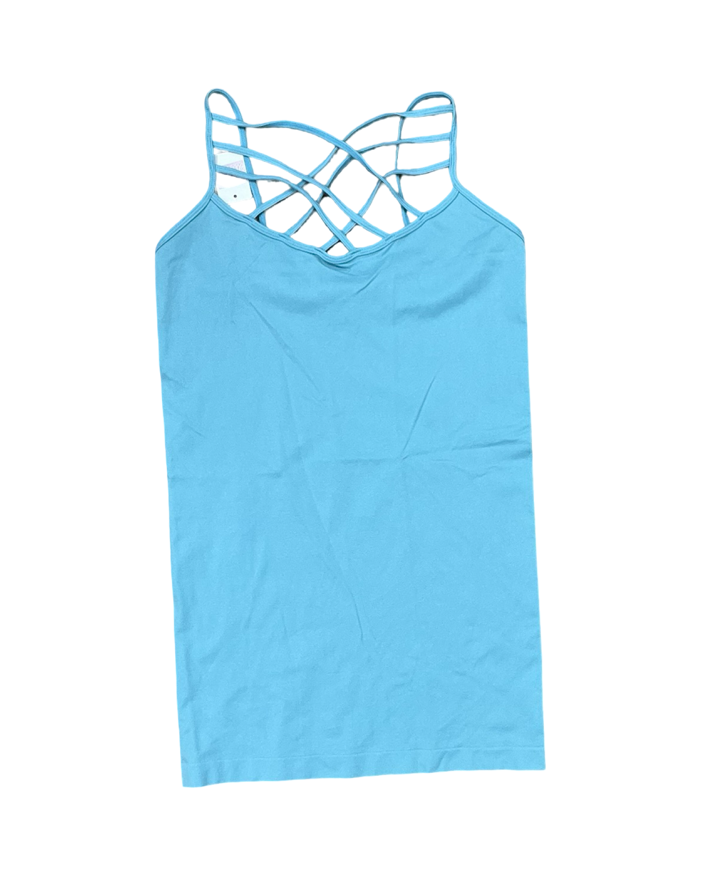 Athletic Tank Top By Zenana Outfitters In Teal, Size:L
