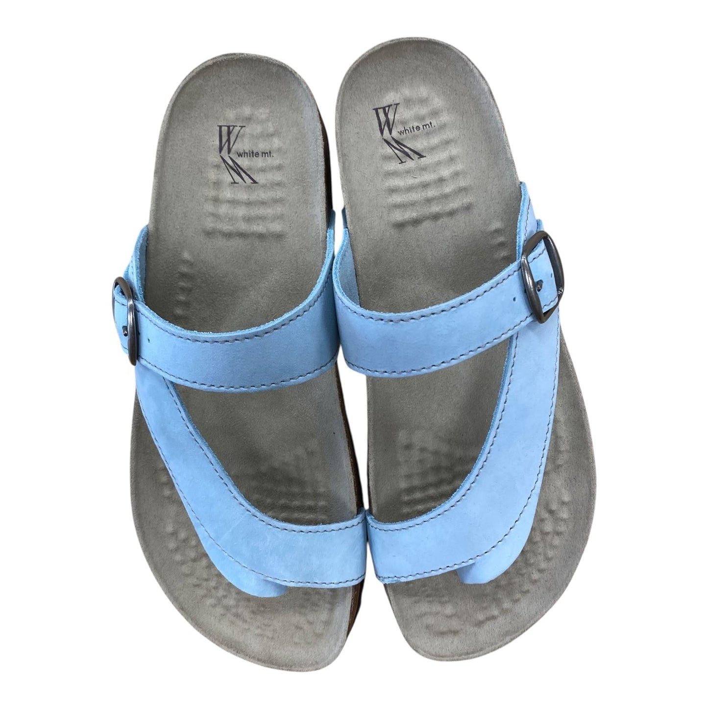 Sandals Flats By White Mountain In Blue, Size:10