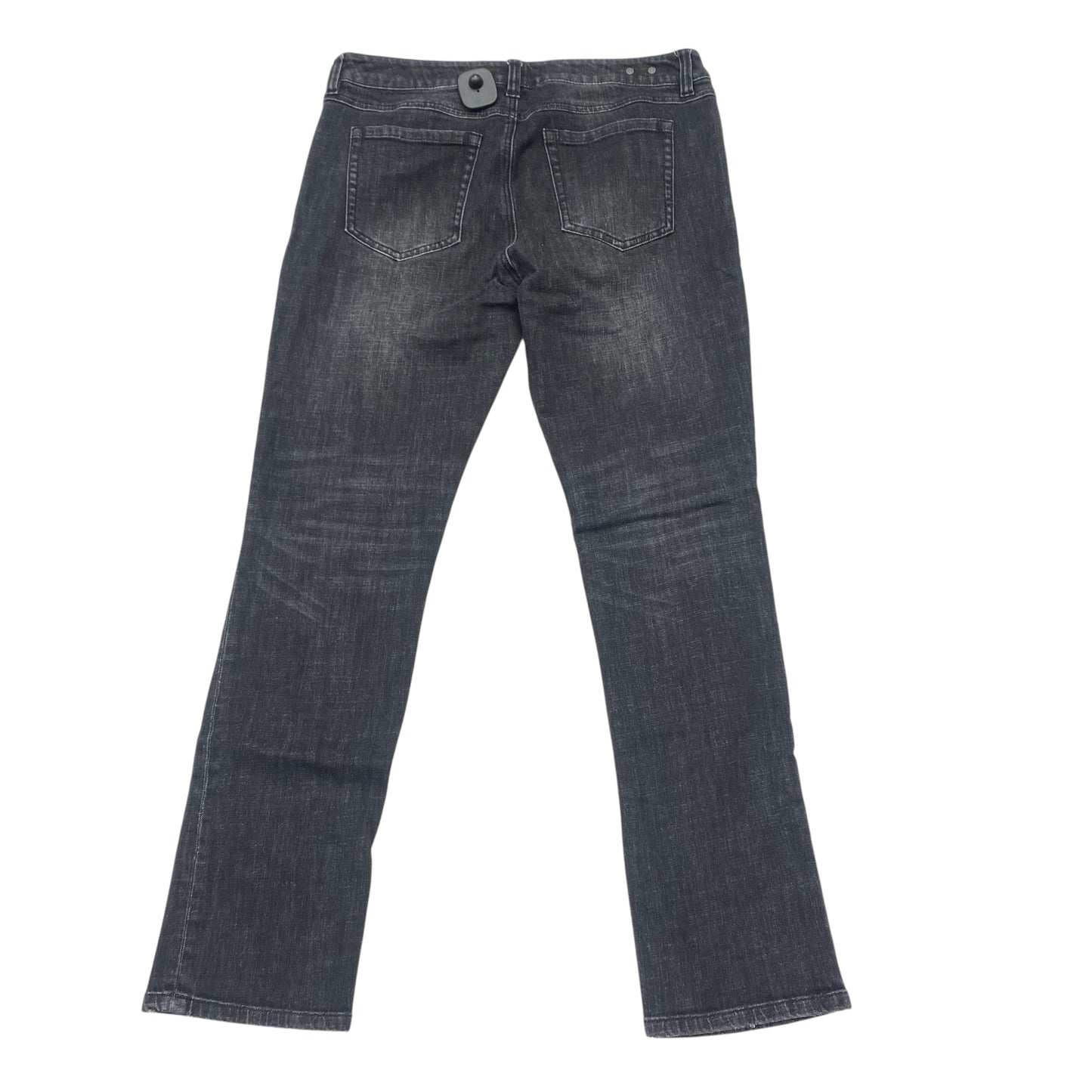Jeans Straight By Cabi In Black Denim, Size:8