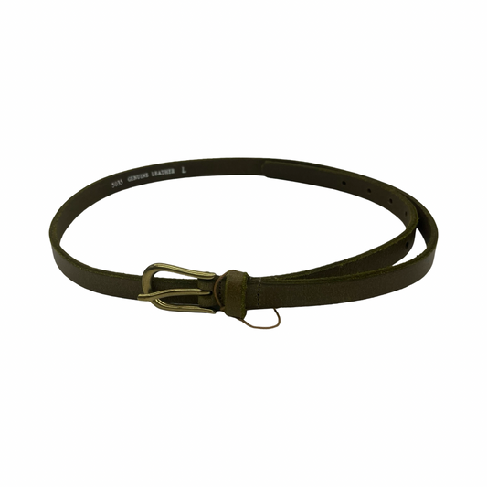 Belt Leather By Clothes Mentor In Green