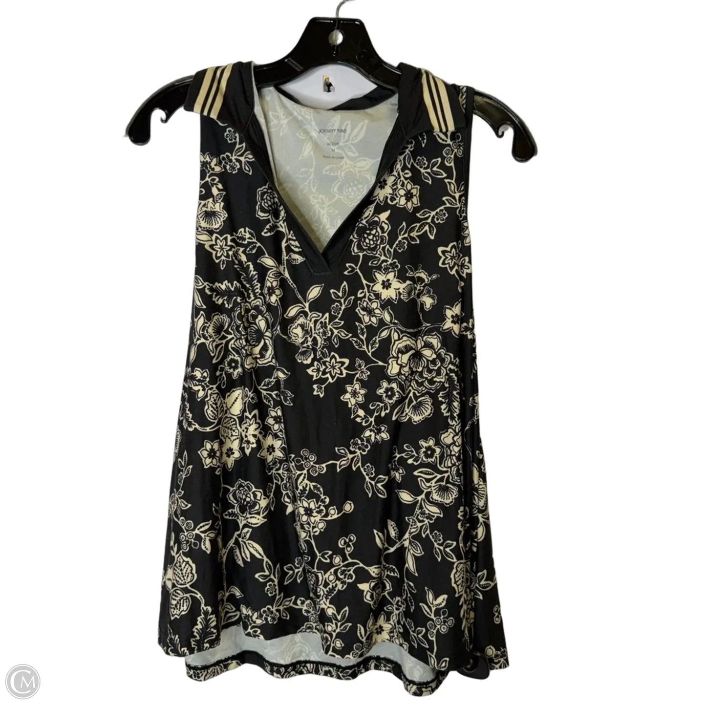 Top Sleeveless By Johnny Was In Black, Size: M