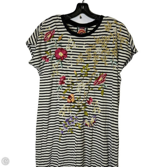 Dress Casual Midi By Johnny Was In Multi-colored, Size: M