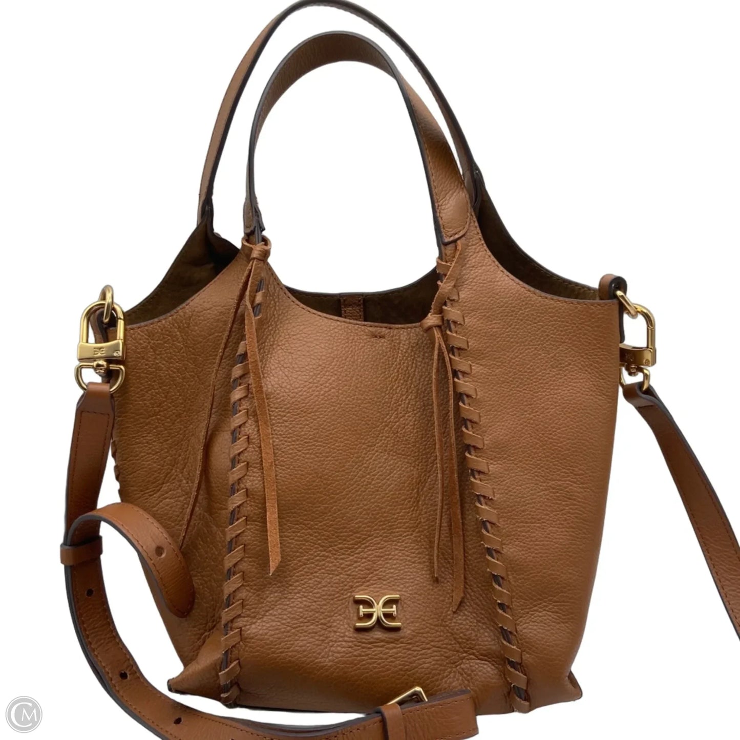 Crossbody Leather By Sam Edelman, Size: Medium