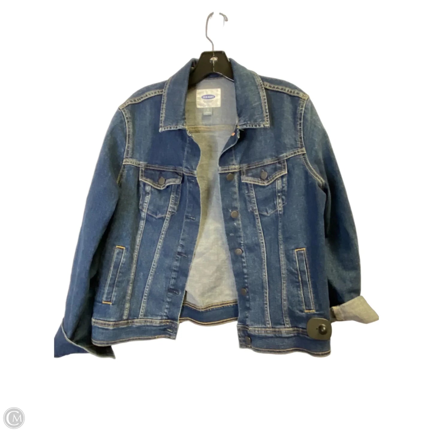 Jacket Denim By Old Navy In Blue Denim, Size: L