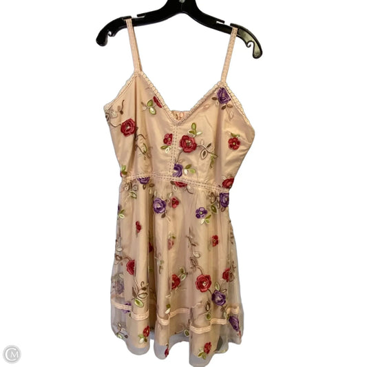 Dress Casual Short By Bb Dakota In Floral Print, Size: 6