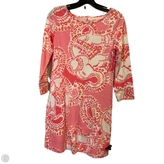 Dress Casual Midi By Cmb In Pink, Size: Xs