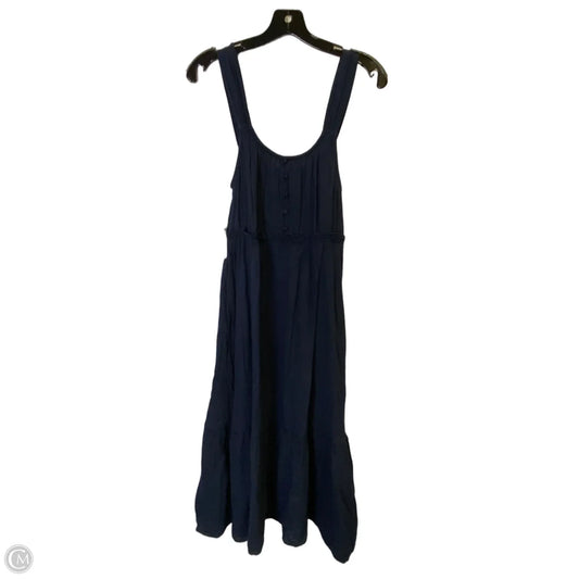 Dress Casual Midi By Time And Tru In Navy, Size: S