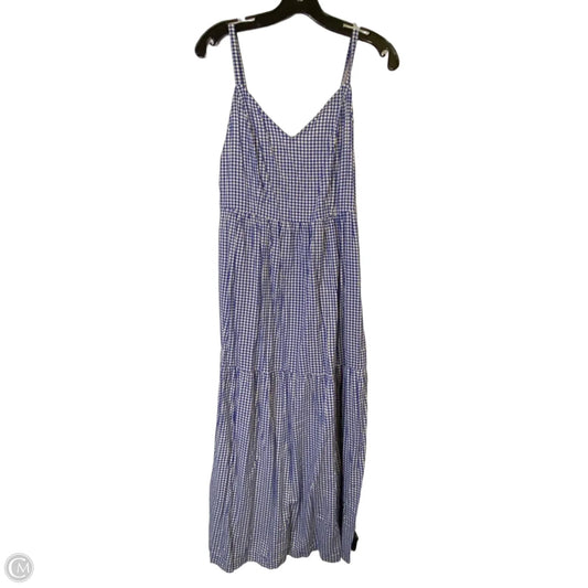 Dress Casual Midi By Old Navy In Blue, Size: S