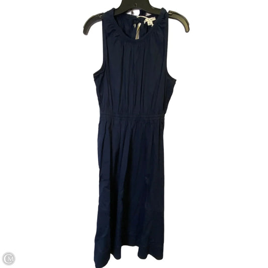 Dress Casual Midi By Free Assembly In Navy, Size: S