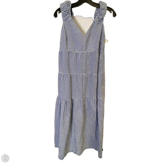 Dress Casual Midi By Old Navy In Blue, Size: S