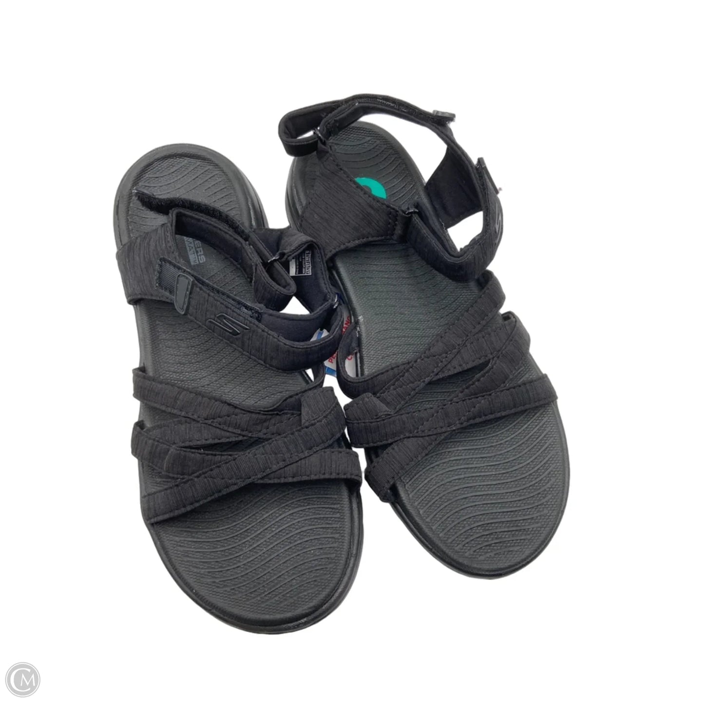 Sandals Sport By Skechers In Black, Size: 8
