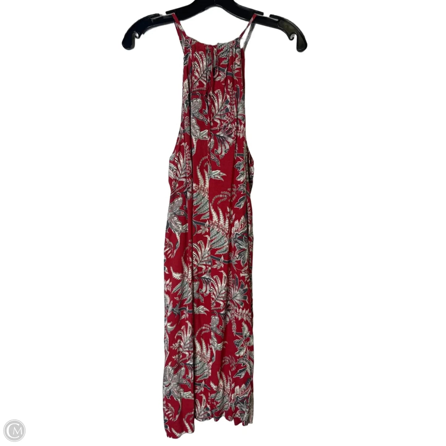 Dress Casual Midi By Loft In Red, Size: L