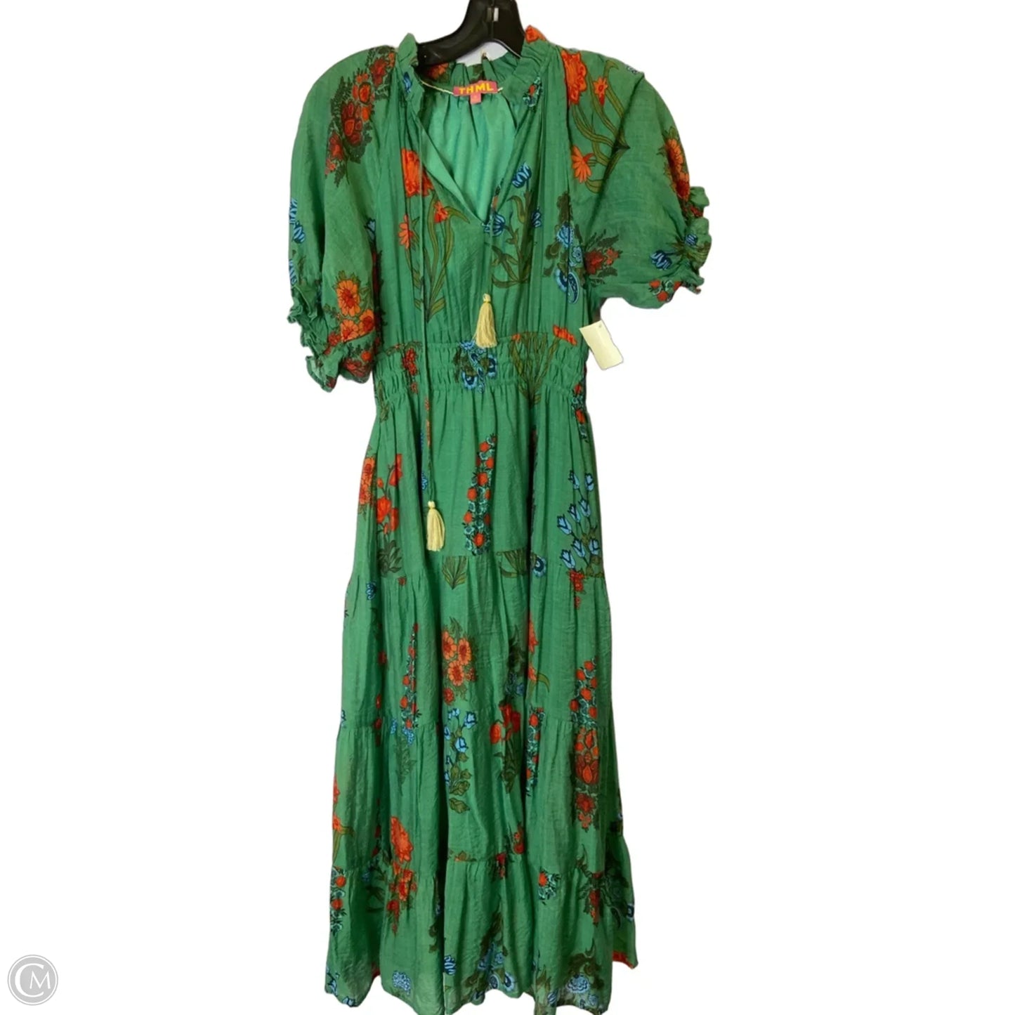 Dress Casual Midi By Thml In Green, Size: Xs