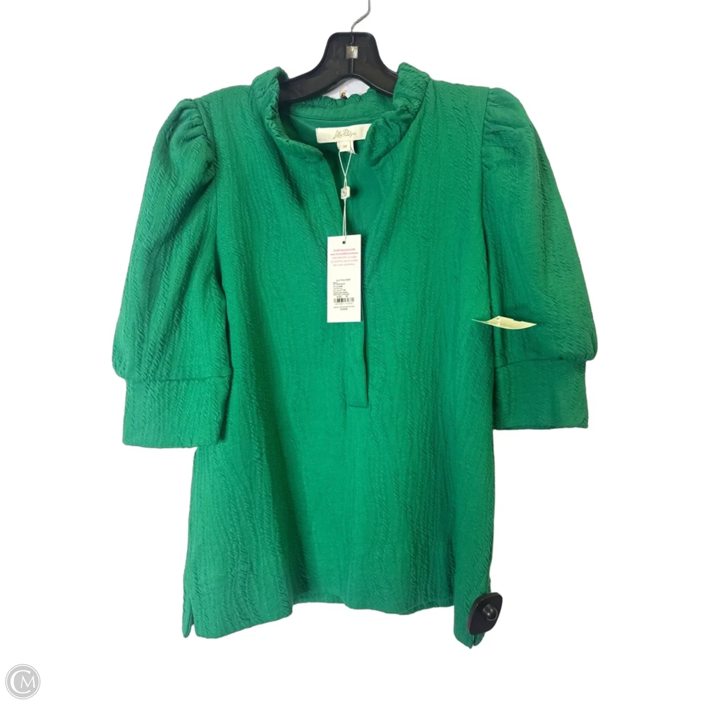 Top Short Sleeve By Lilly Pulitzer In Green, Size: M