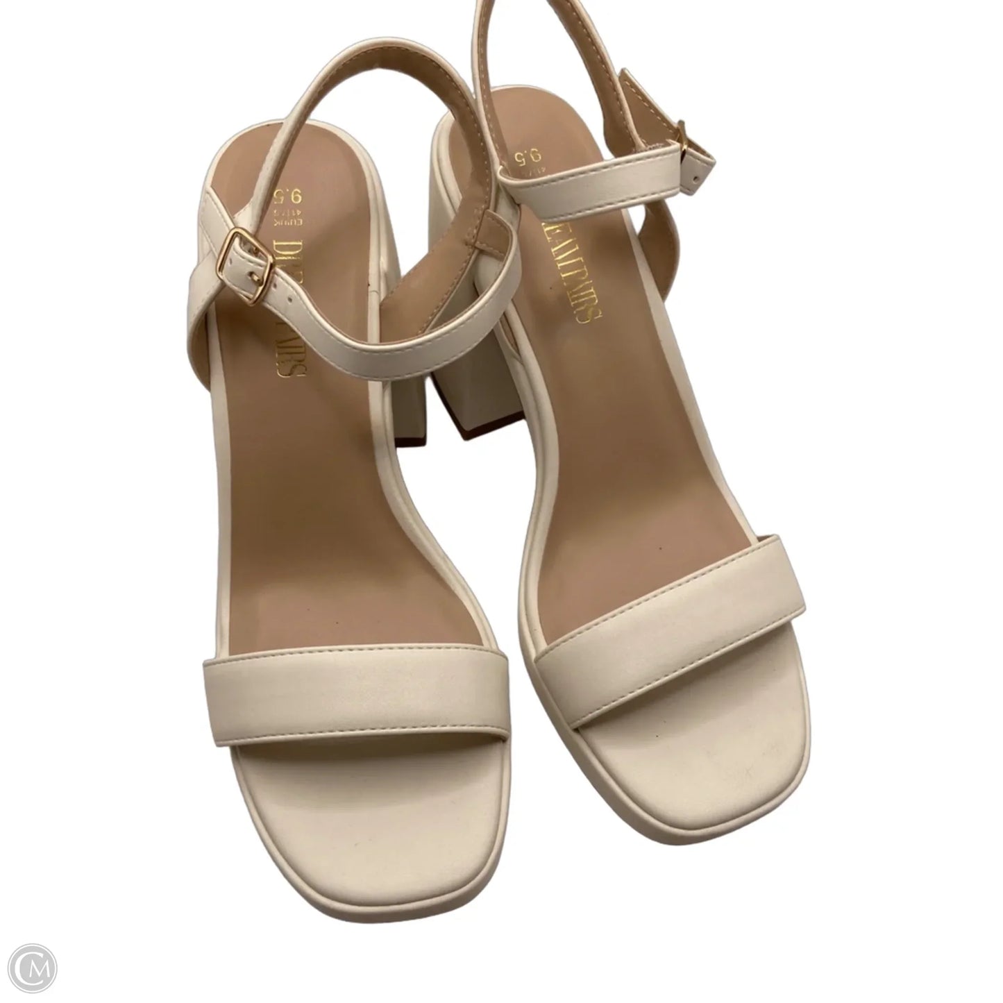 Shoes Heels Block By Dream Pairs In White, Size: 9.5