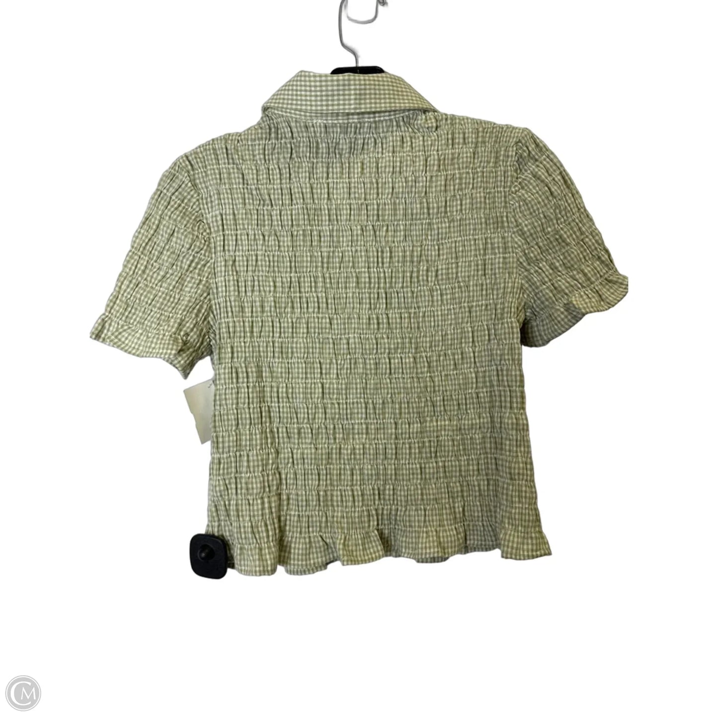 Top Short Sleeve By Clothes Mentor In Green, Size: M