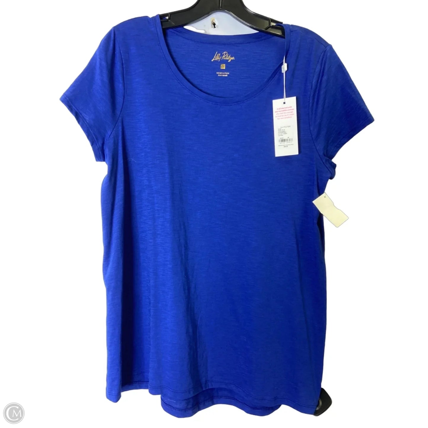Top Short Sleeve Basic By Lilly Pulitzer In Blue, Size: M