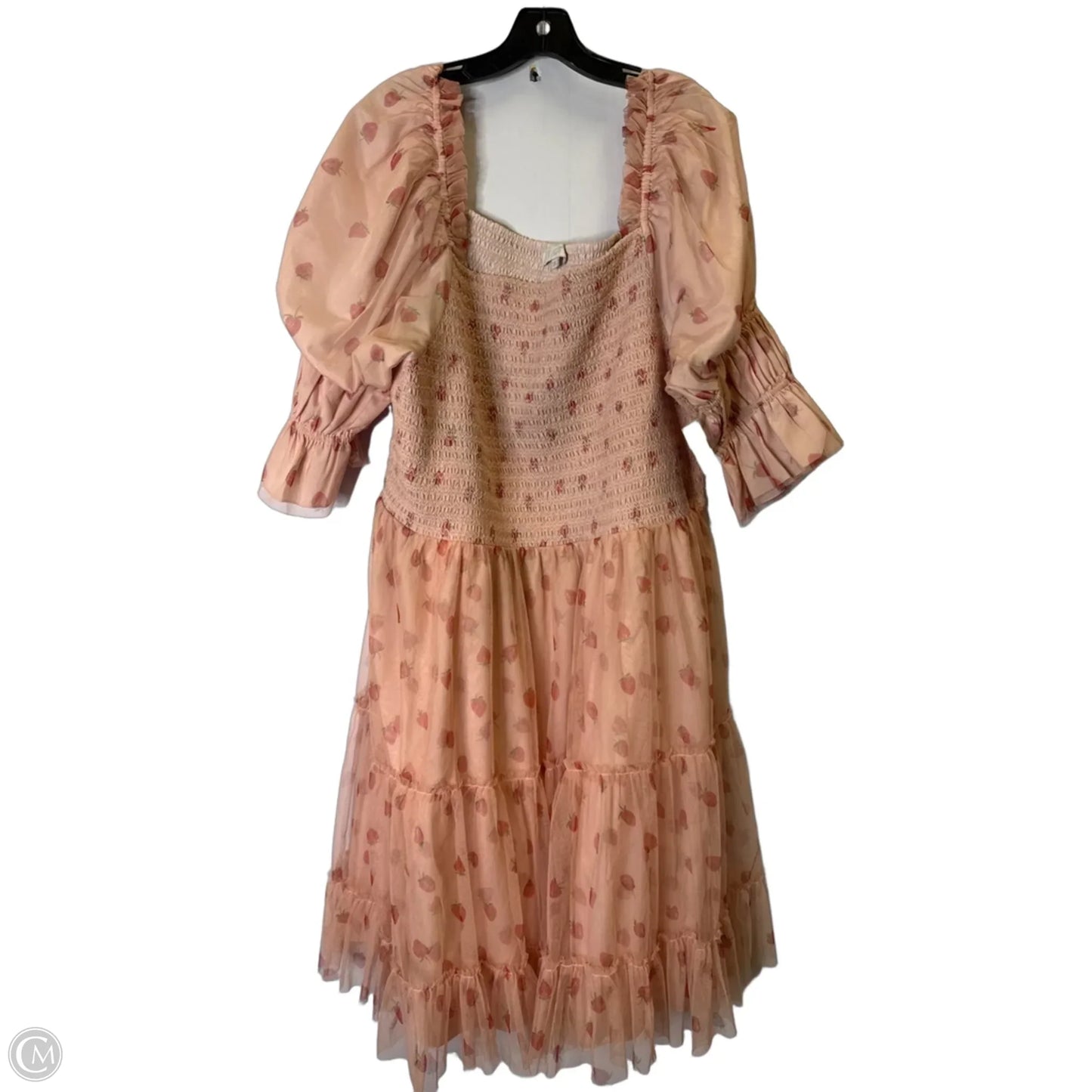 Dress Casual Midi By Cmb In Pink, Size: 3x