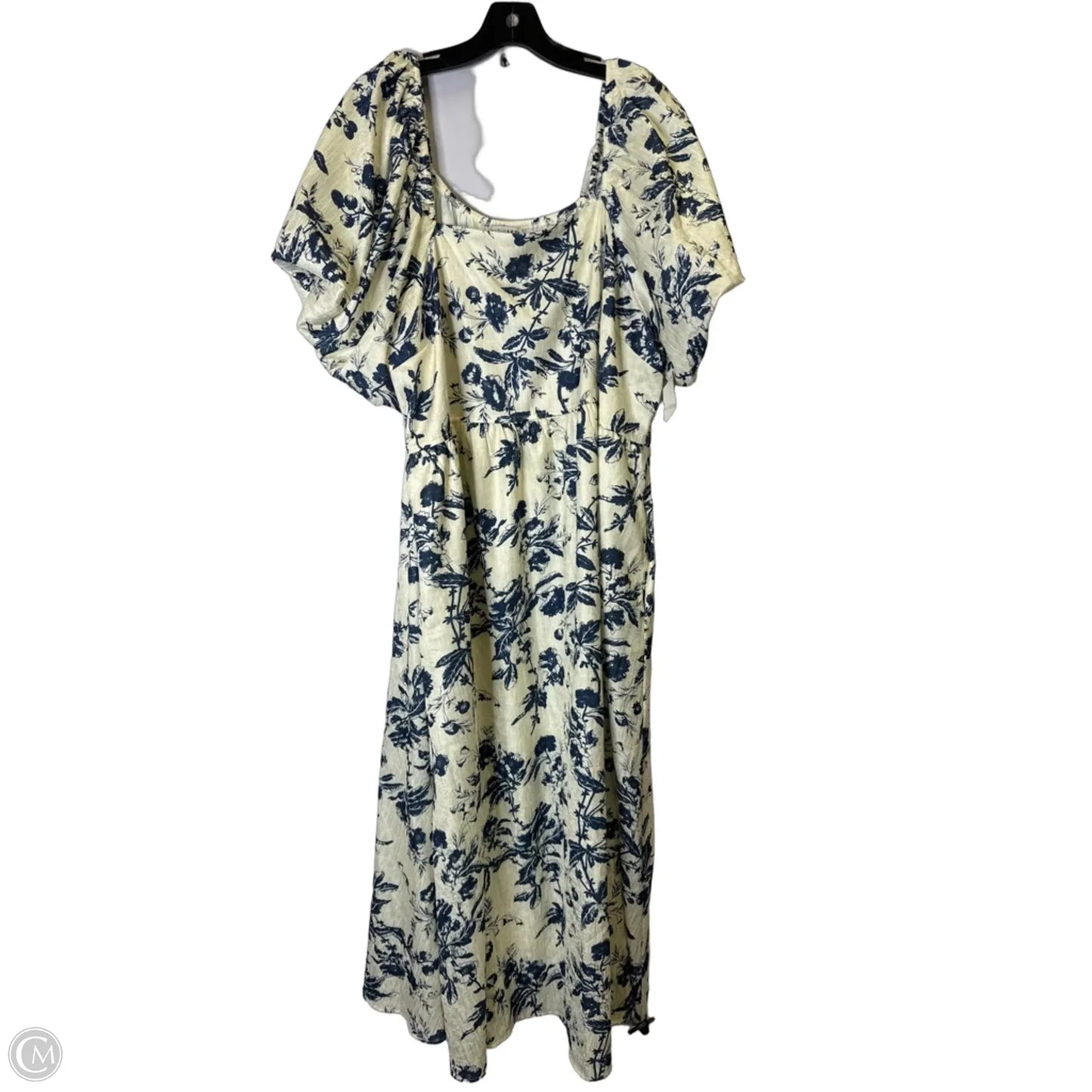 Dress Party Midi By Baltic Born In Blue & Cream, Size: 3x