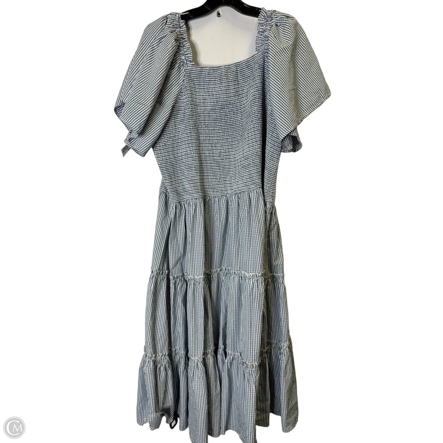 Dress Casual Midi By Cmb In Blue, Size: 3x