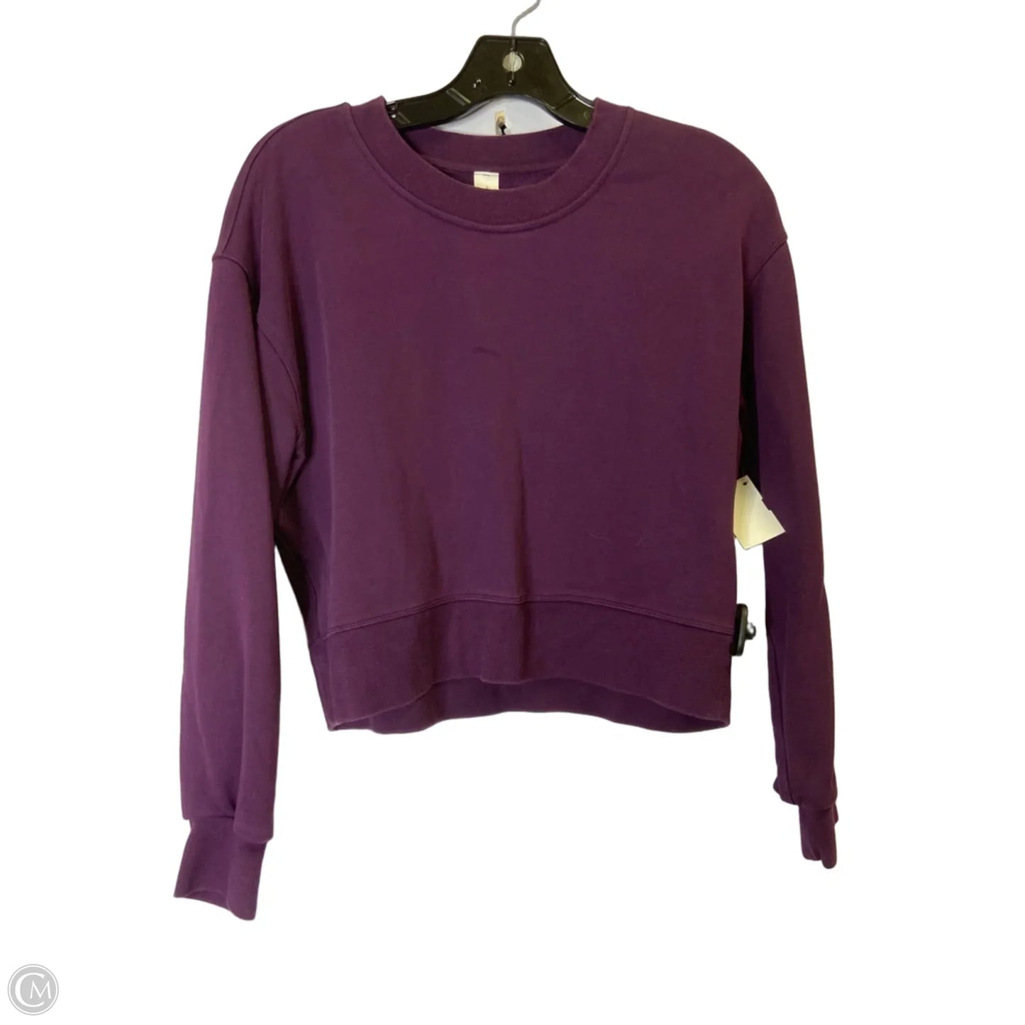 Athletic Sweatshirt Crewneck By Lululemon In Purple, Size: 2