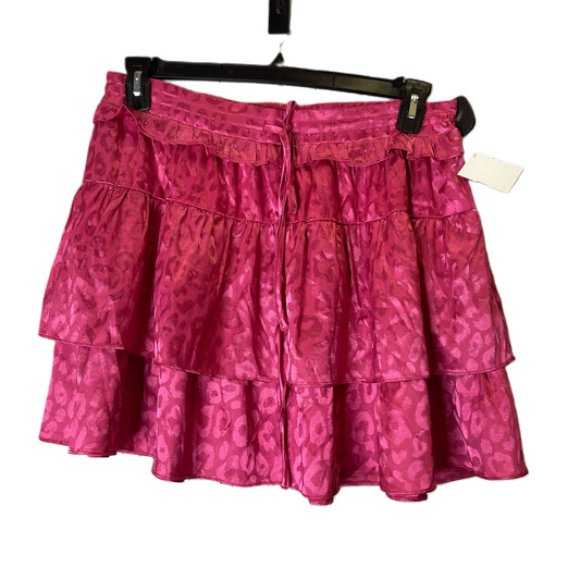 Skirt Mini & Short By Hailey & Co In Pink, Size: L