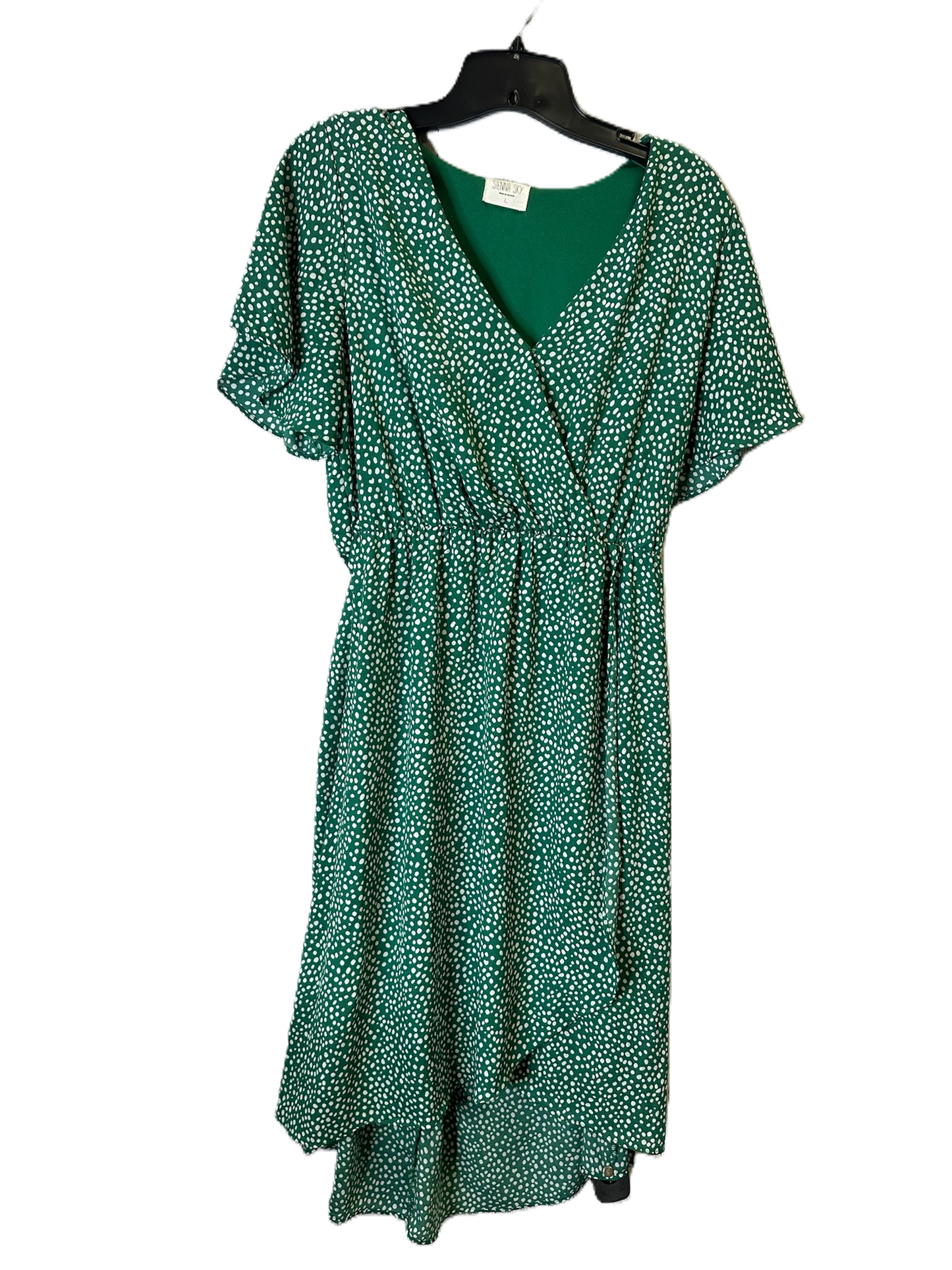 Dress Casual Short By Sienna Sky In Green, Size: L