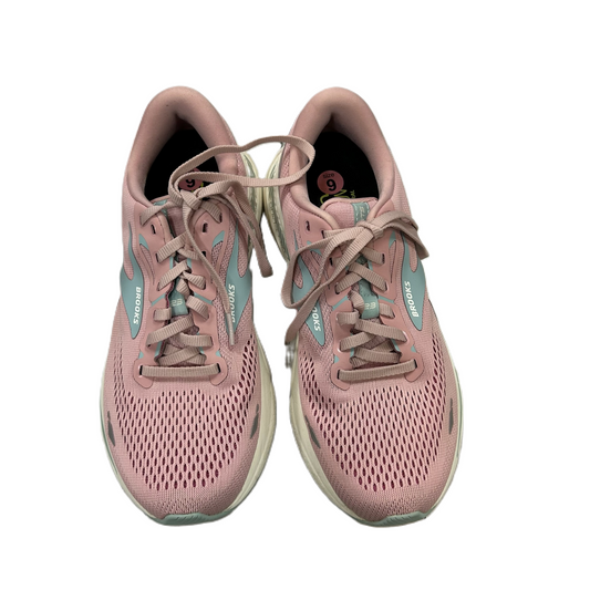 Shoes Athletic By Brooks In Pink, Size: 9