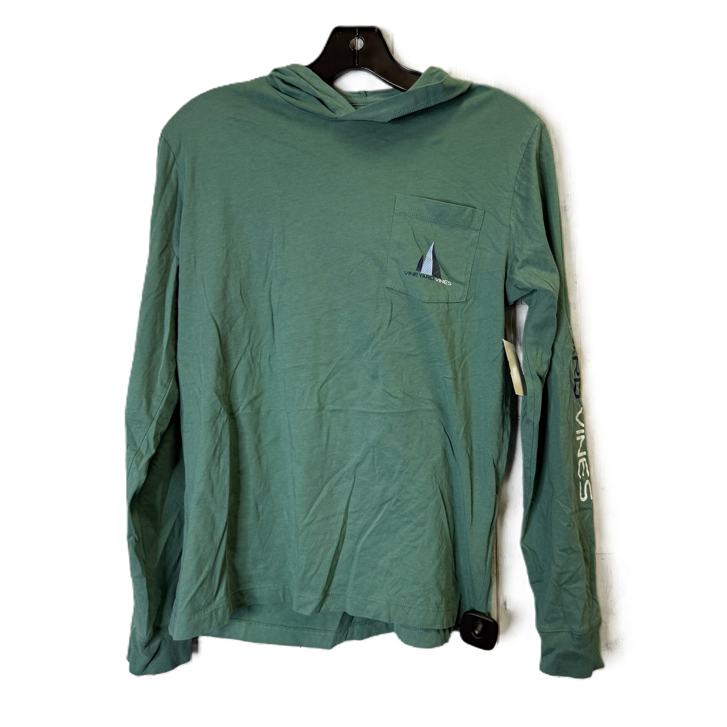 Top Long Sleeve By Vineyard Vines In Green, Size: L