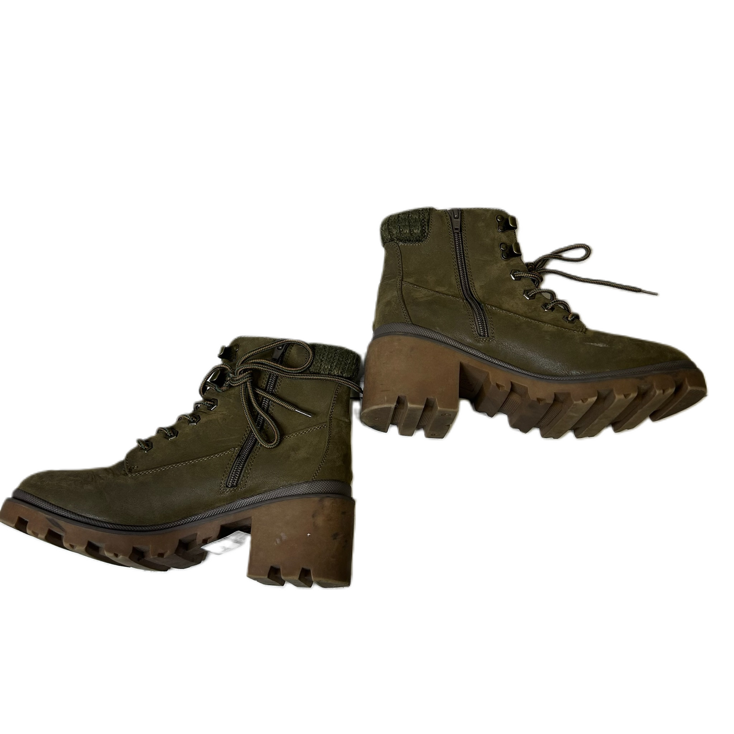 Boots Combat By Universal Thread In Green, Size: 9