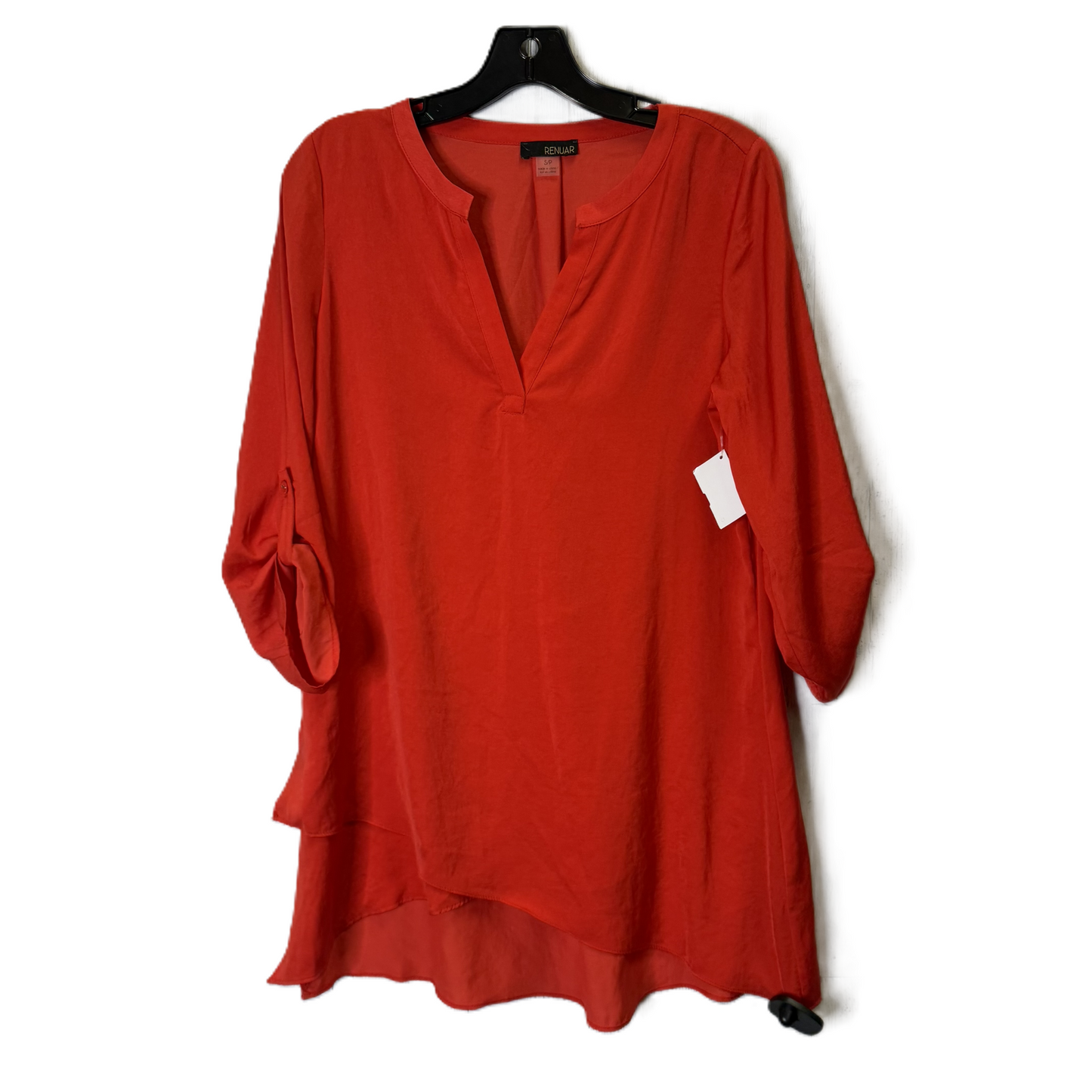 Top Long Sleeve By Clothes Mentor In Orange, Size: S