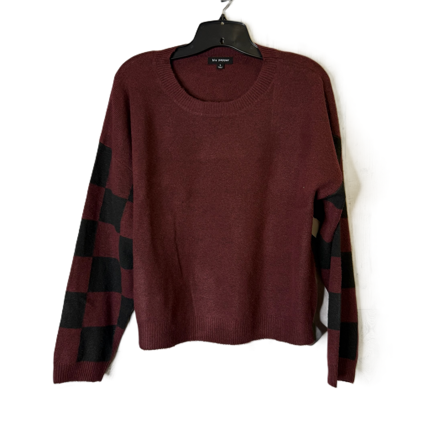 Sweater By Blu Pepper In Red, Size: L