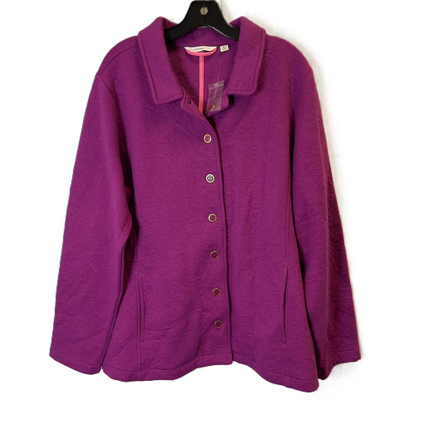 Jacket Other By Isaac Mizrahi Live Qvc In Purple, Size: 2x