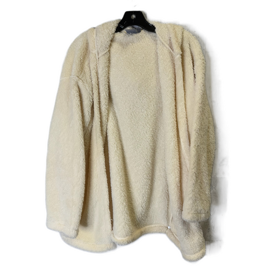 Sweater Cardigan By Daisy Fuentes In Cream, Size: Xl